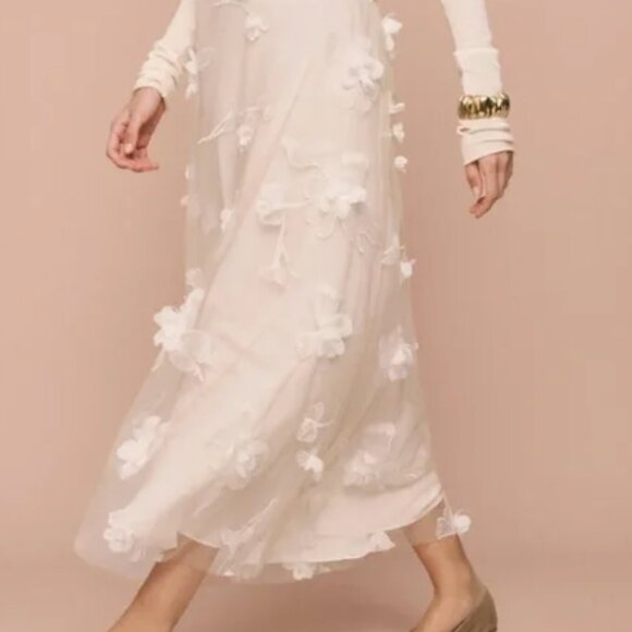 The Reformation - Gabriella Skirt in ivory - Picture 3 of 3